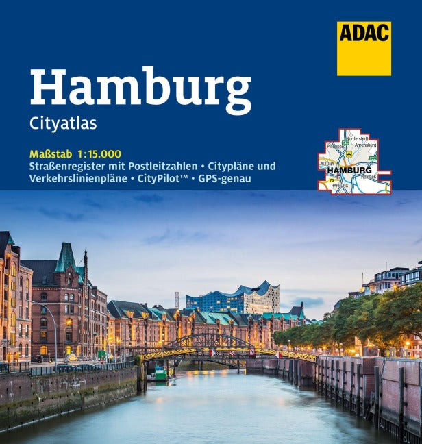 ADAC CityAtlas Hamburg 1:15.000 Spiralbindung