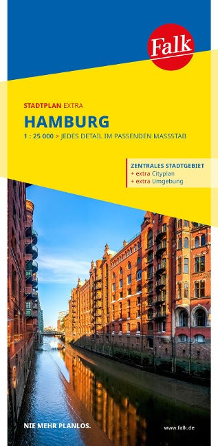 Hamburg Falk Stadtplan Extra