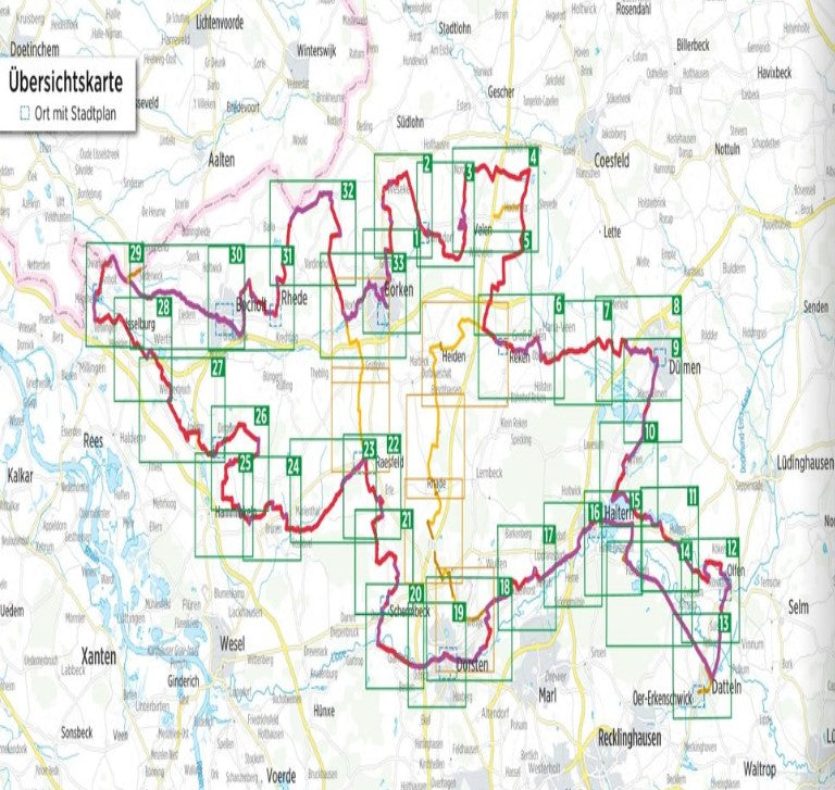 Hohe Mark Radroute - bikeline