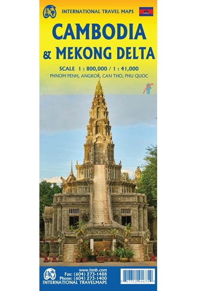 Cambodia & Mekong Delta ITM - 1:800.000