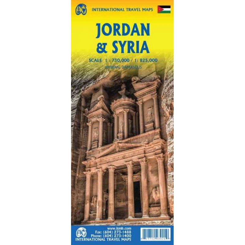 Jordan & Syria 1:610,000 / 1:740,000 - ITM