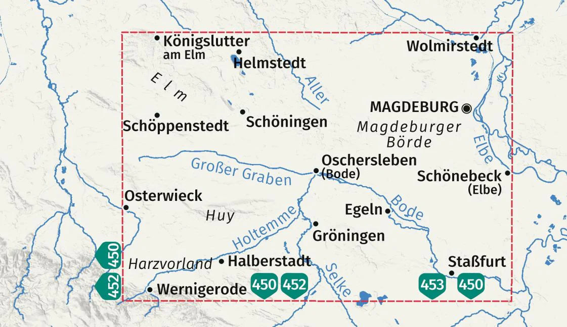 465 Magdeburg, Halberstadt 1:50.000