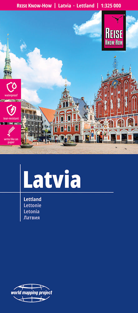Lettland 1:325.000 - Reise Know How