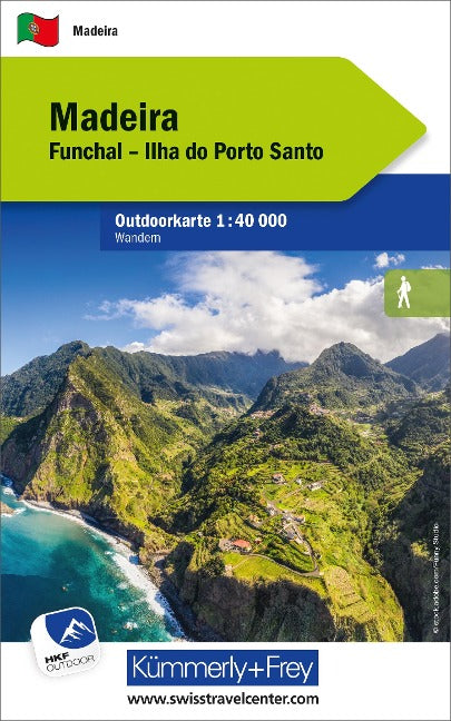 Madeira, Funchal, Outdoorkarte 1:40.000