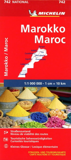 Marokko Michelin - 1:1.000.000