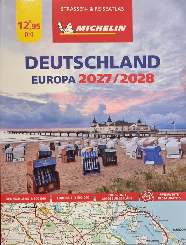 Straßenatlas Deutschland & Europa 2027/2028 - Michelin