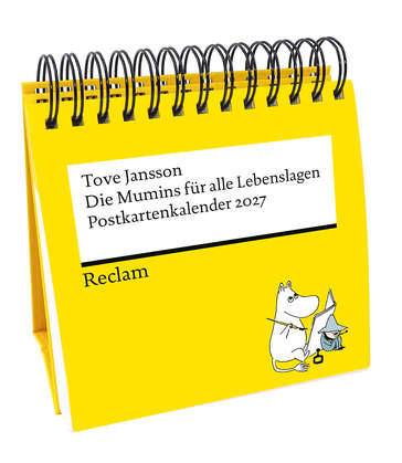Die Mumins für alle Lebenslagen -  Postkartenkalender 2027