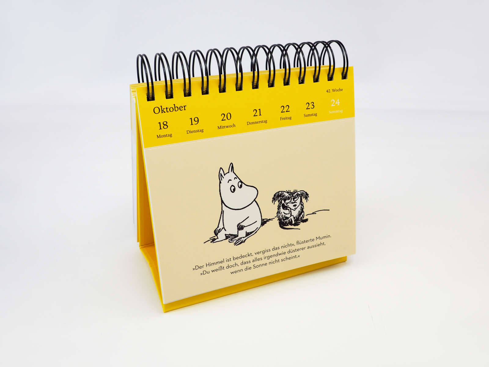 Die Mumins für alle Lebenslagen -  Postkartenkalender 2027