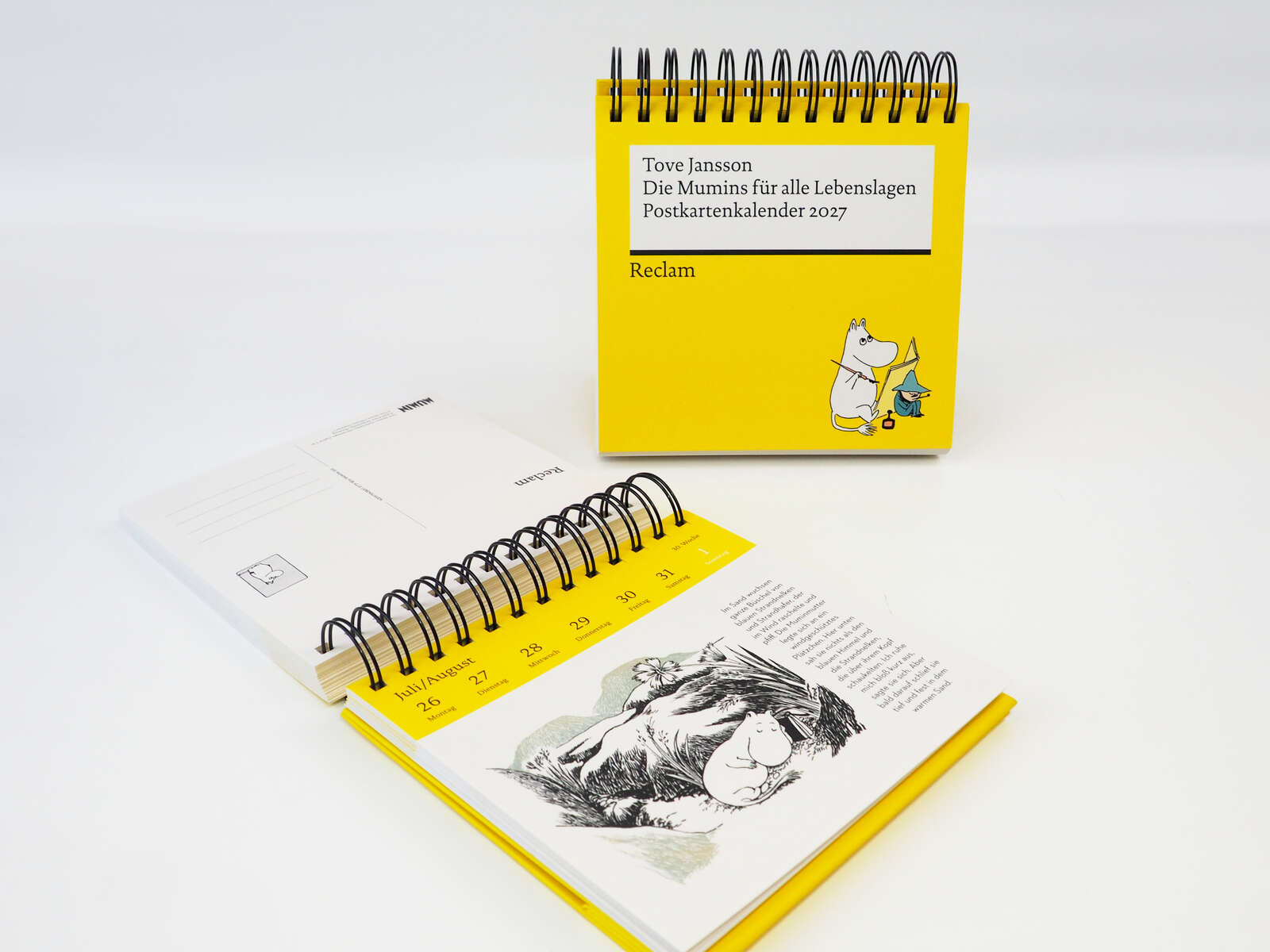 Die Mumins für alle Lebenslagen -  Postkartenkalender 2027