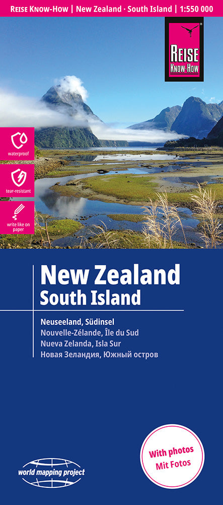 Neuseeland, Südinsel (1:550.000) - Reise Know-How