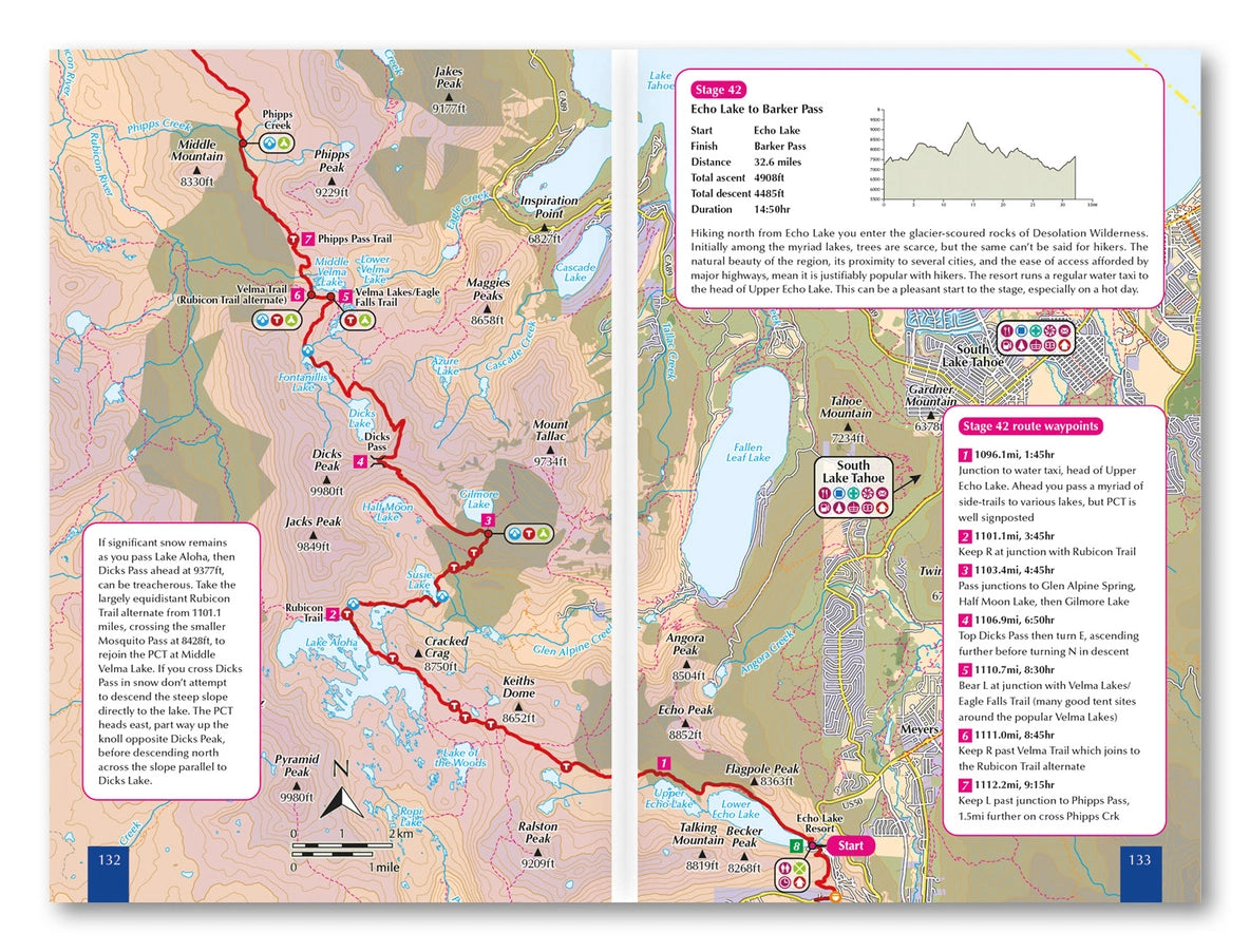 Hiking the Pacific Crest Trail (Set aus 3 Wanderführern)