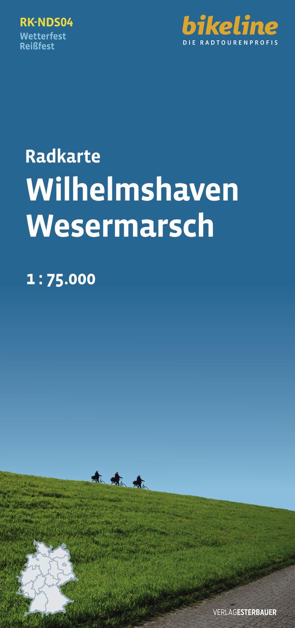 Wilhelmshaven - Wesermarsch - Radkarte 1:75.000