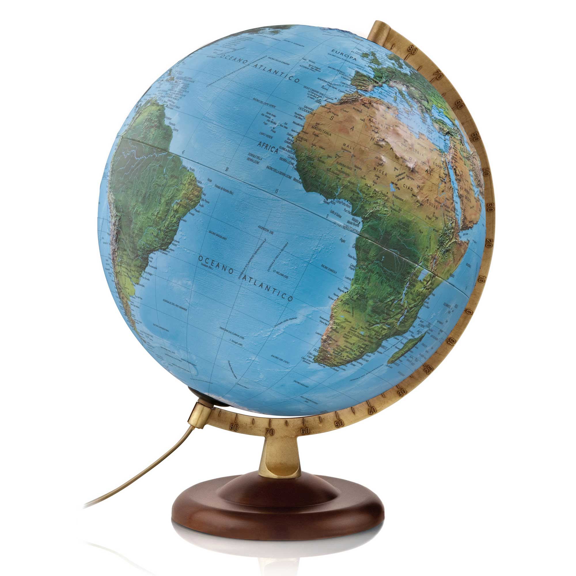 Reliefglobus Atmosphere R4 gold