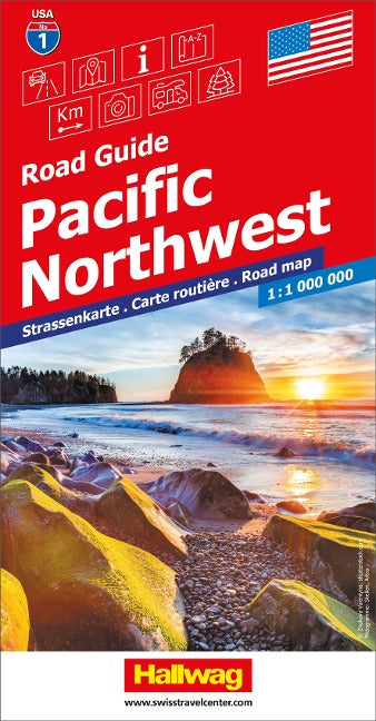 Pacific Northwest- 01 USA Road Guide 1:1.000.000 - Hallwag
