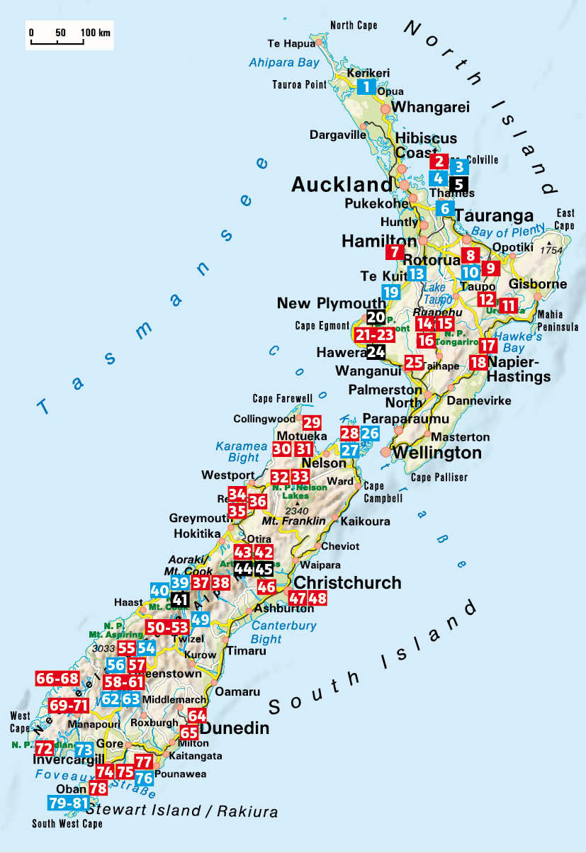 Neuseeland - Rother Wanderführer