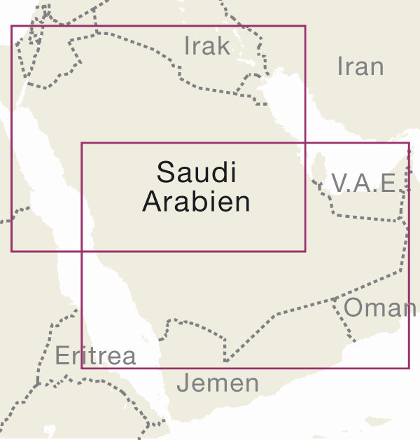 Saudi-Arabien 1:1 Mio. - Reise Know How