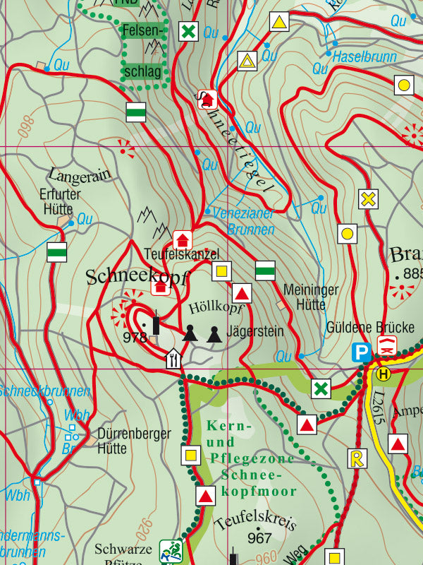 Oberhof Rad- und Wanderkarte (wetterfest)