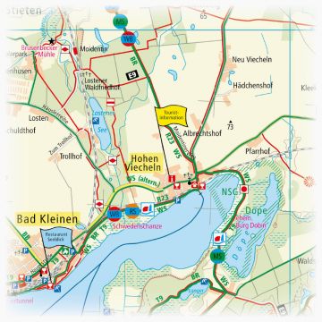 Schwerin-Wismar-Insel Poel 1:60000 - Freytag & Berndt