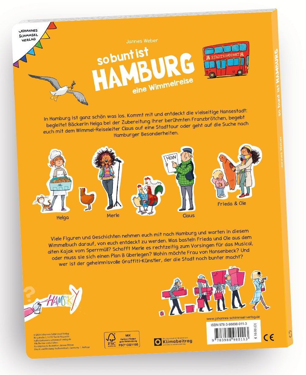 Hamburg Wimmelbuch - So bunt ist Hamburg