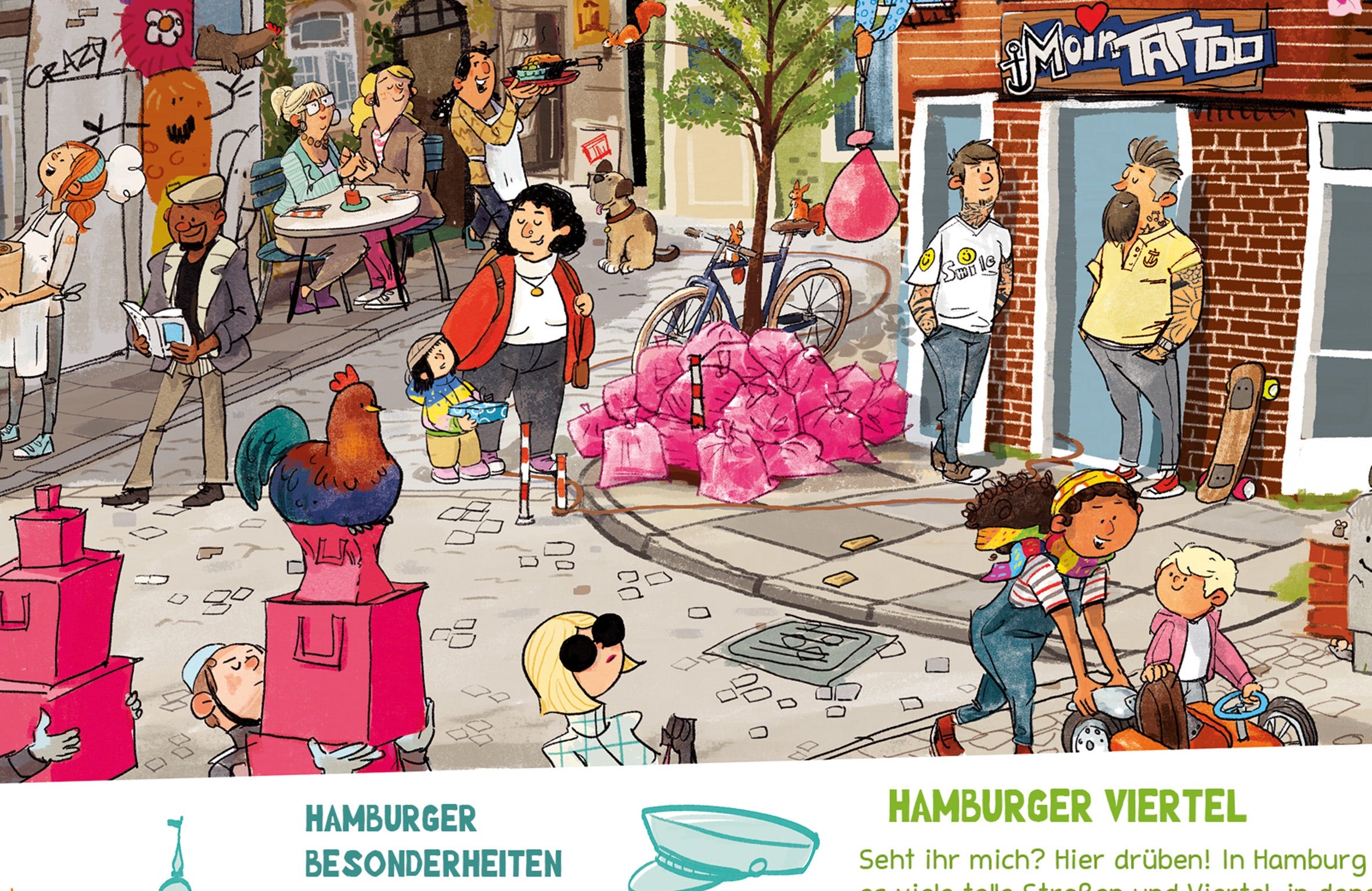 Hamburg Wimmelbuch - So bunt ist Hamburg