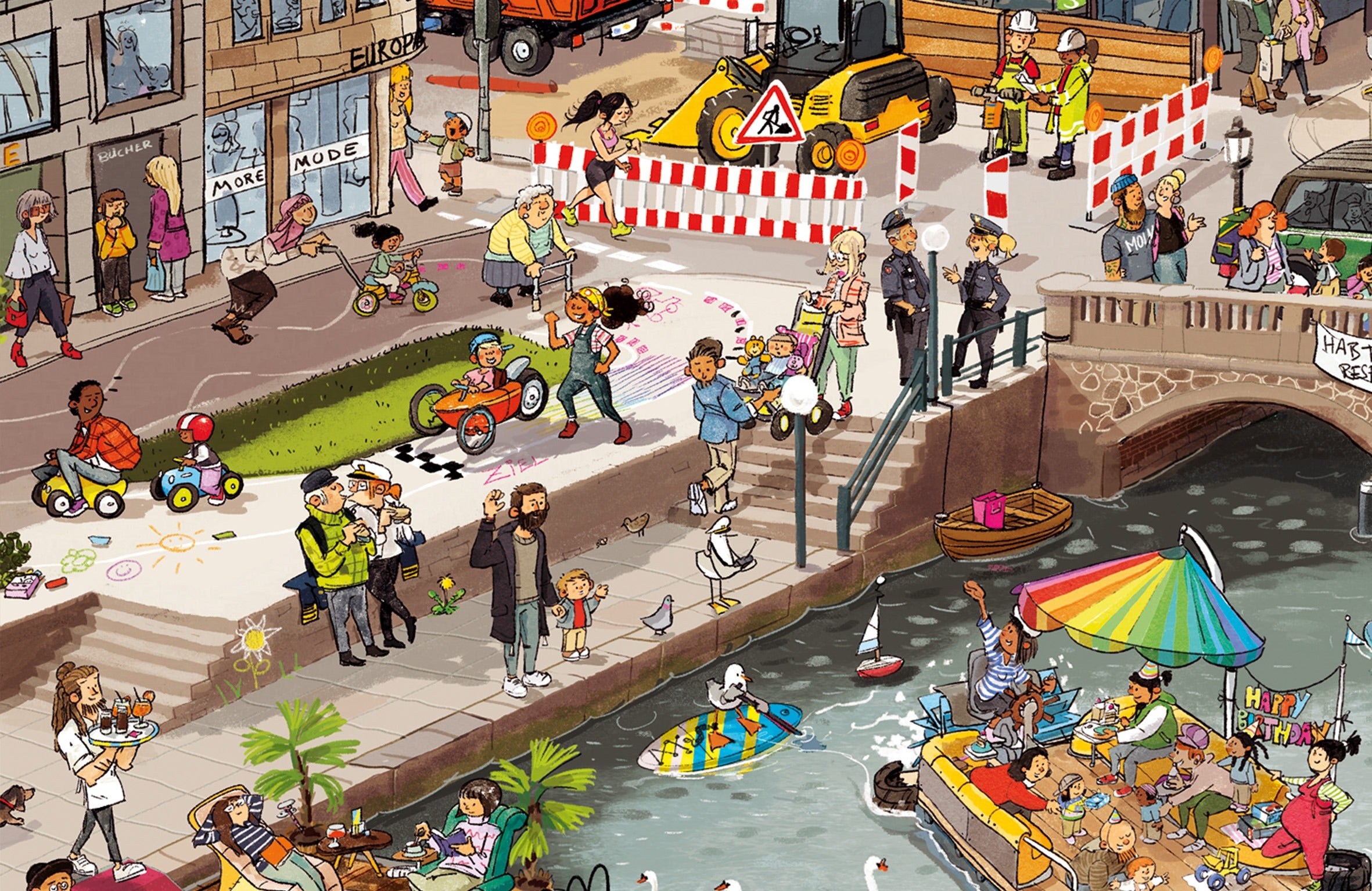 Hamburg Wimmelbuch - So bunt ist Hamburg