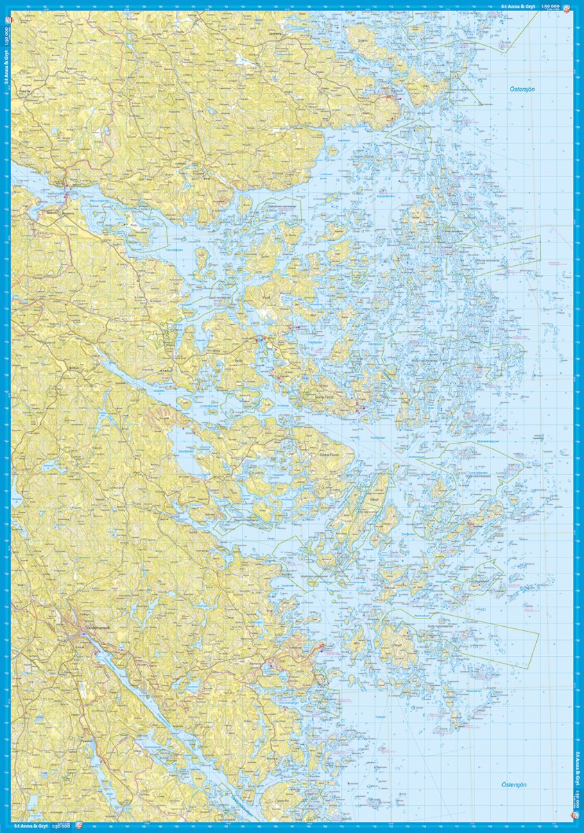 St Anna & Gryts skärgårdar 1:50 000