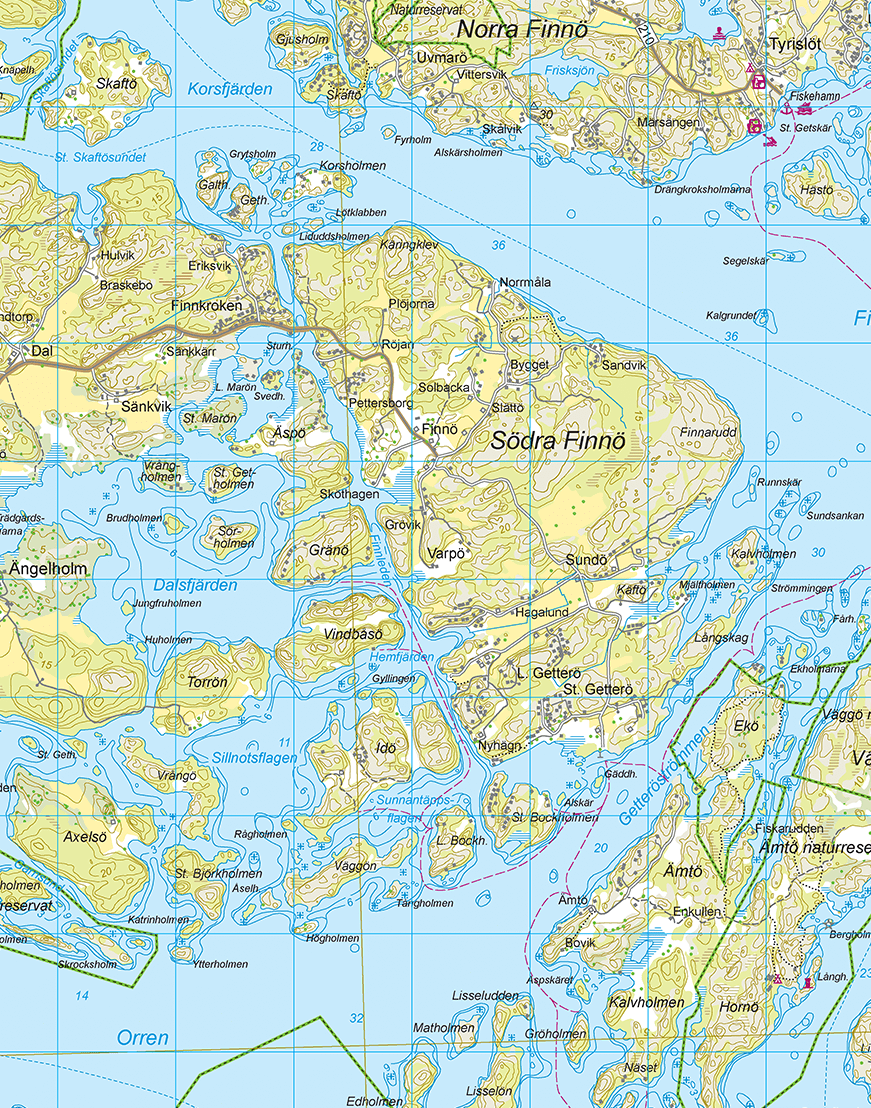 St Anna & Gryts skärgårdar 1:50 000