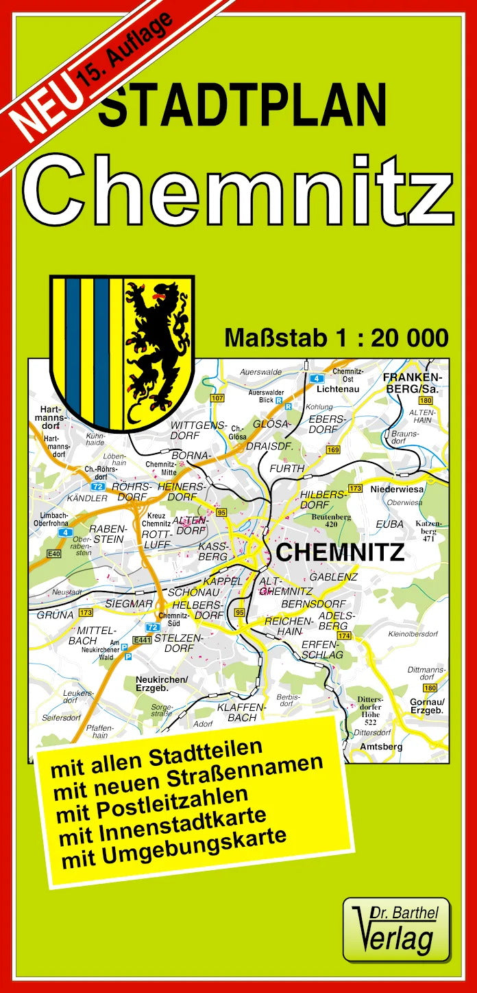 Stadtplan Chemnitz - 1:20.000