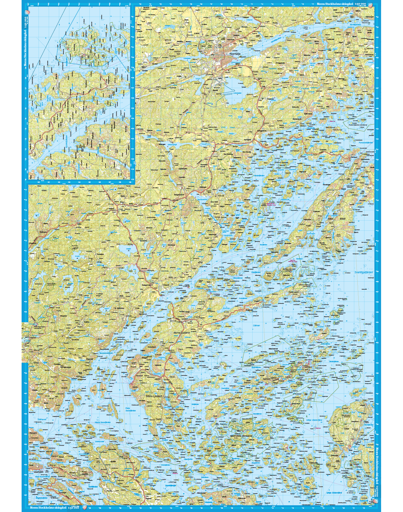 Stockholms skärgård – Norra 1:50.000