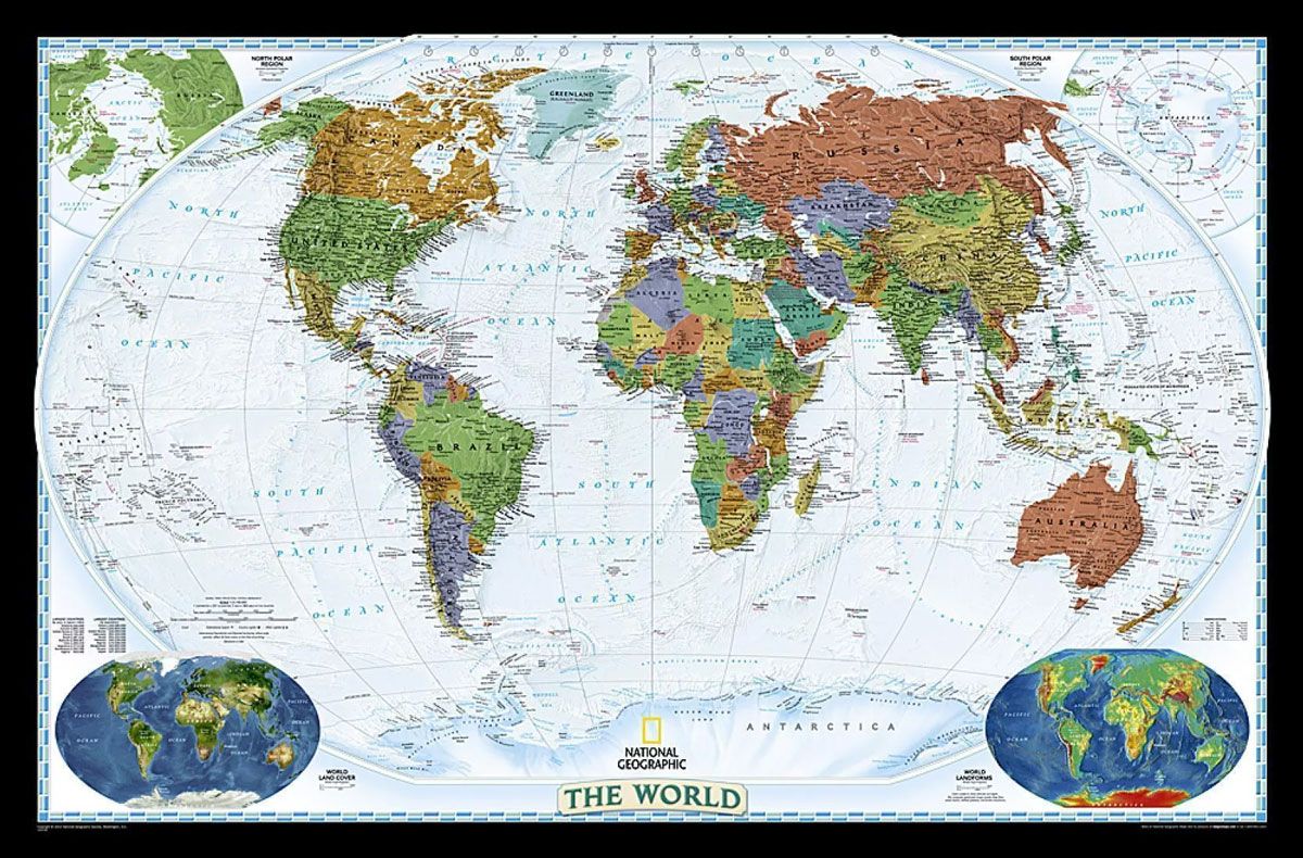 Welt Decorator Line 1:38 Mio. (W23AE) National Geographic