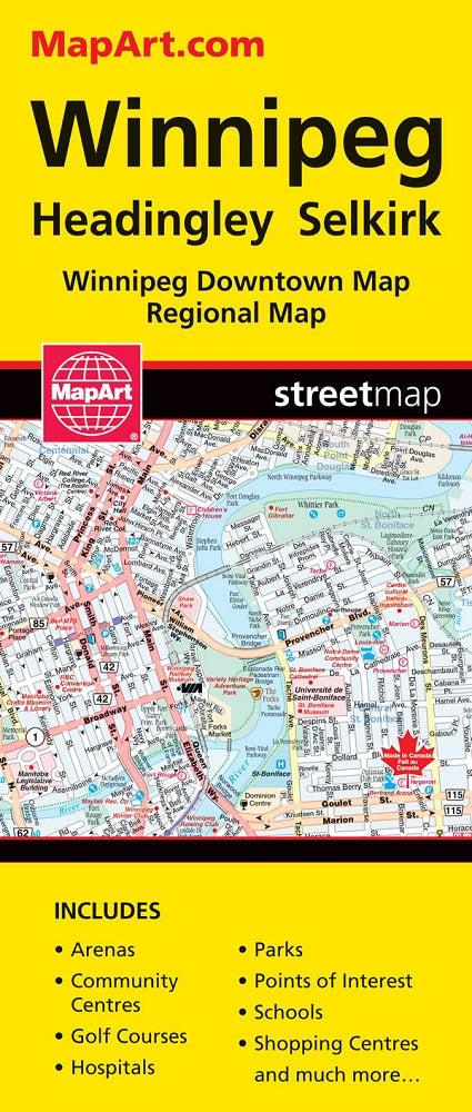 Winnipeg Stadtplan MapArt