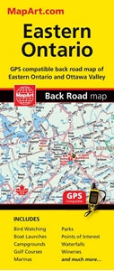 Eastern Ontario Straßenkarte MapArt