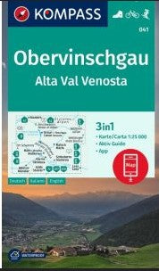 041 Wanderkarte Obervinschgau Val venosta