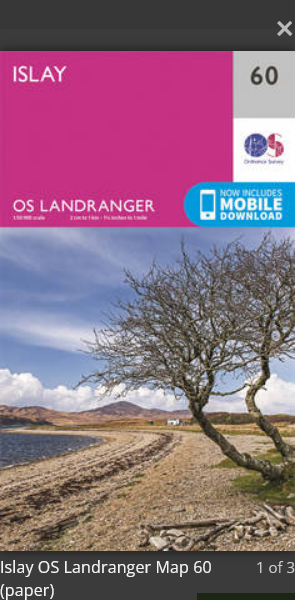 Landranger Map Schottland 1:50.000 - Wanderkarten