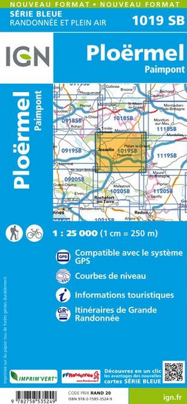 Pays de La Loire 1:25.000 - Topographische Karte Frankreich Série Bleue