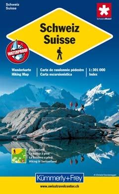 Schweiz Wanderkarte - 1:301.000
