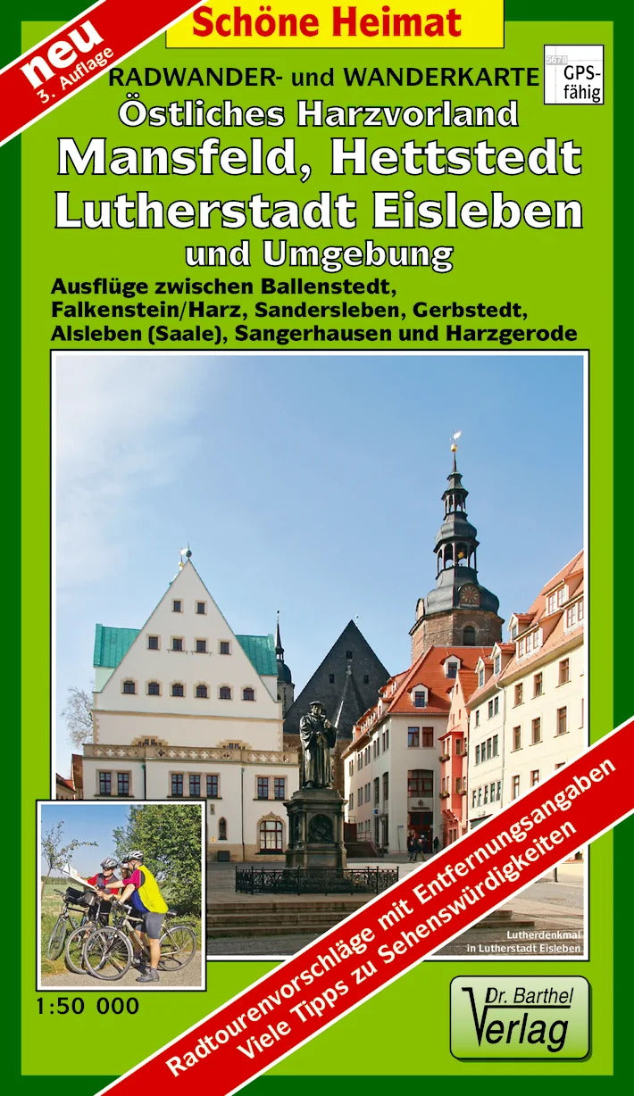 130 Östliches Harzvorland, Mansfeld, Hettstedt, Lutherstadt Eisleben und Umgebung 1:50.000