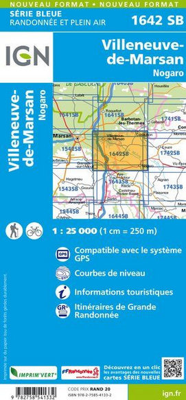 Midi-Pyrénées 1:25.000 - Topographische Karte Frankreich Série Bleue