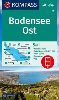 1b Bodensee Ost - Kompass Wanderkarte