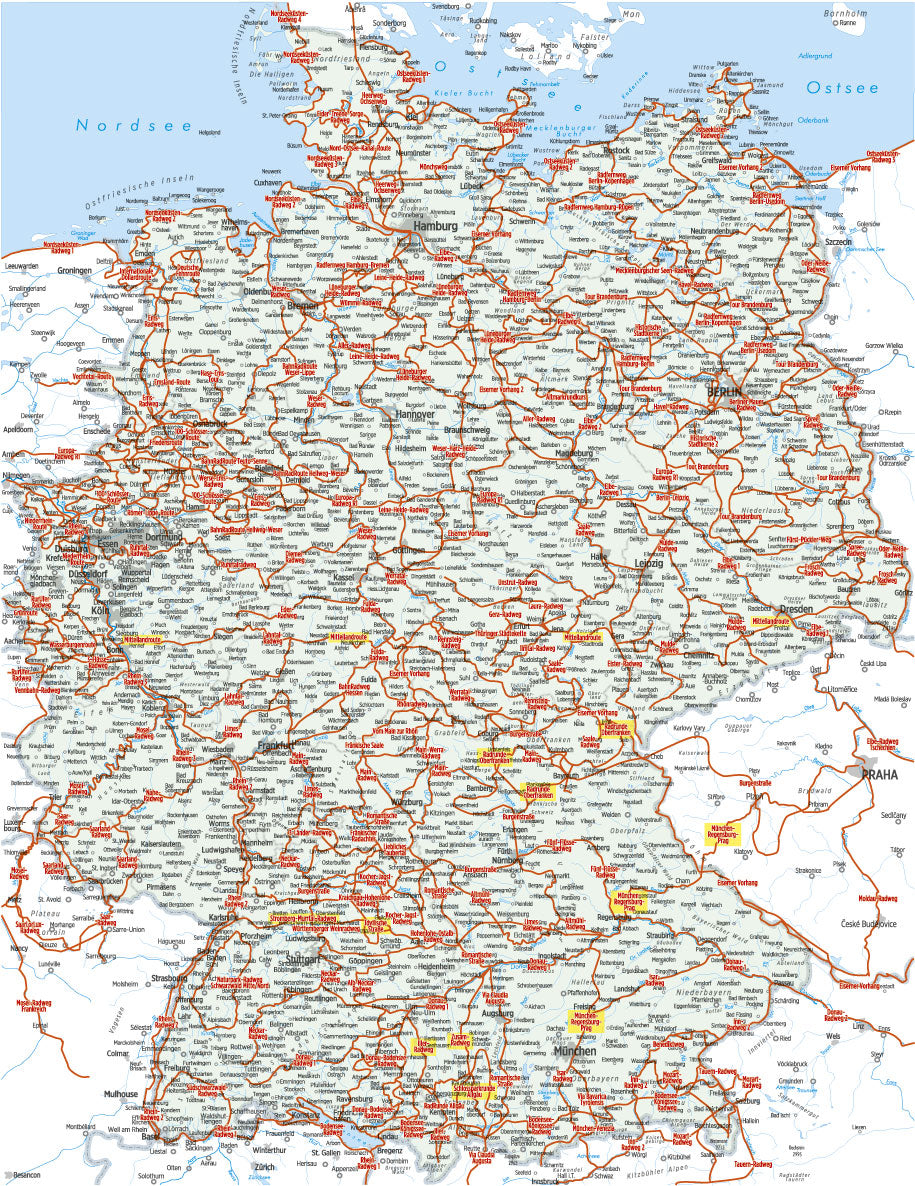 Deutsch-Deutscher Radweg Europa-Radweg Eiserner Vorhang 3 - Bikeline Radtourenbuch