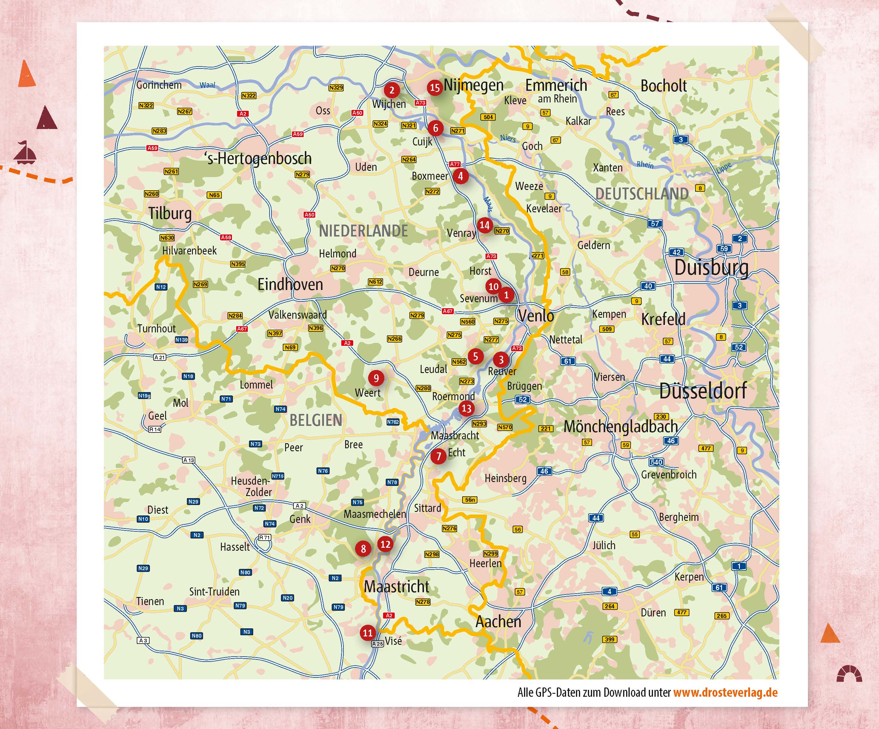 Zwischen Maastricht und Nimwegen. Radeln für die Seele