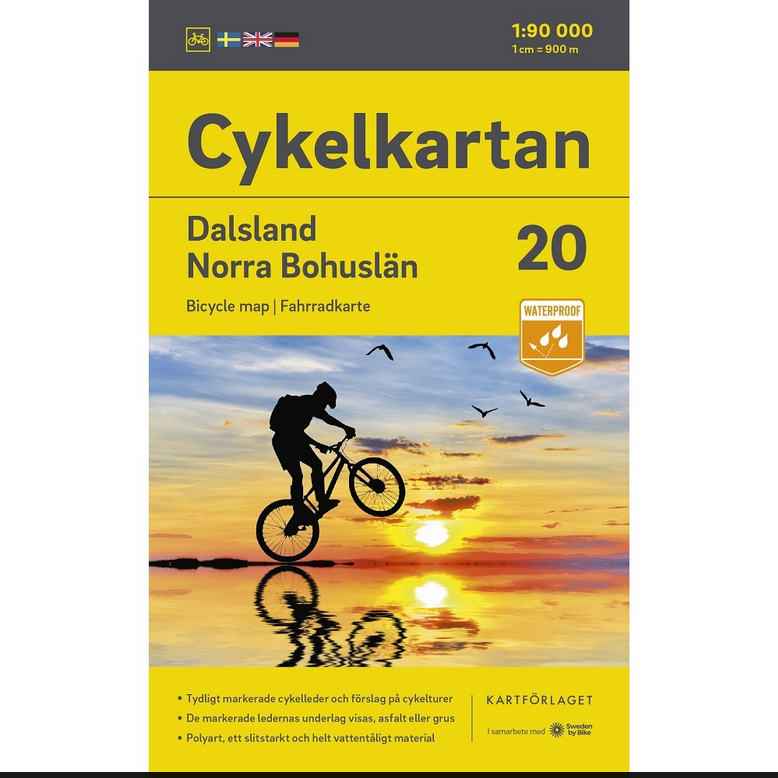 Norstedts Cykelkartan - Fahrradkarten Schweden 1:90.000