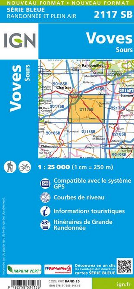 Ile-de-France 1:25.000 - Topographische Karte Frankreich Série Bleue