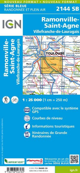 Midi-Pyrénées 1:25.000 - Topographische Karte Frankreich Série Bleue