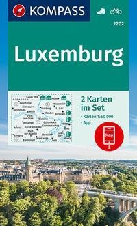 2202 Luxemburg 1:50.000 - Kompass Wanderkartenset