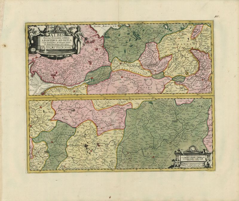 R2322   Schenk, Petrus und Valk, Gerard : Albis Fluvius Germaniae celebris  1700
