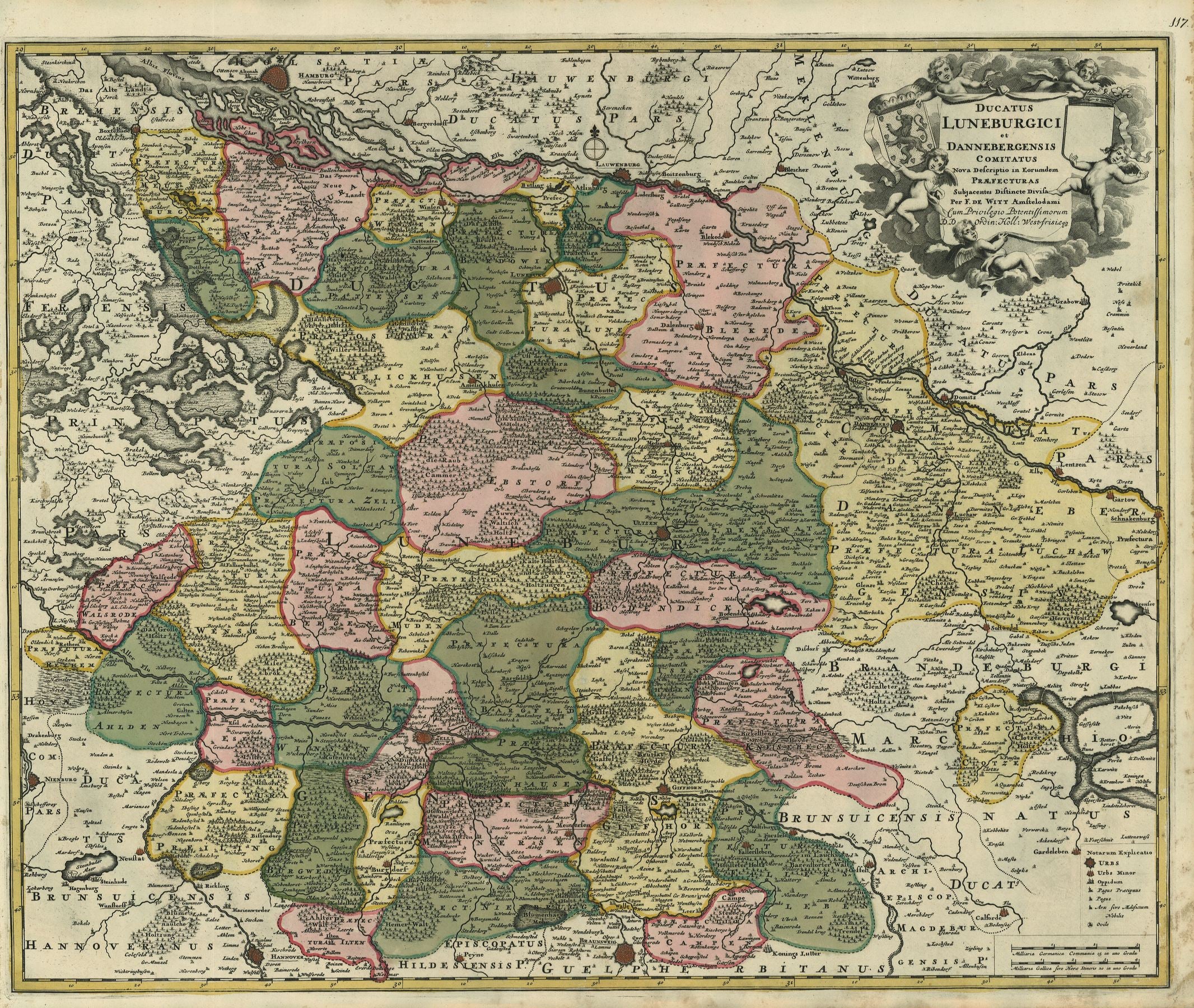 Lüneburg um das Jahr 1680 von Frederik de Wit