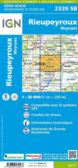 Midi-Pyrénées 1:25.000 - Topographische Karte Frankreich Série Bleue