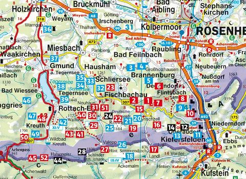 Tegernseer und Schlierseer Berge - Rother Wanderführer