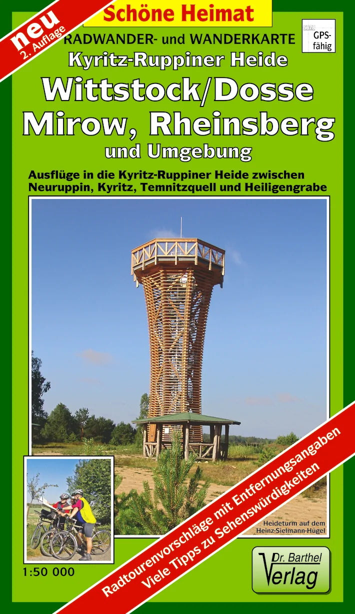 237 Kyritz-Ruppiner Heide, Wittstock/Dosse, Mirow, Rheinsberg und Umgebung 1:50.000